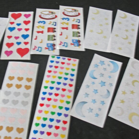 Creative Memories & Mrs. Grossman  Stickers,  Stars, illusions, Stars & Moon, - Picture 4 of 6